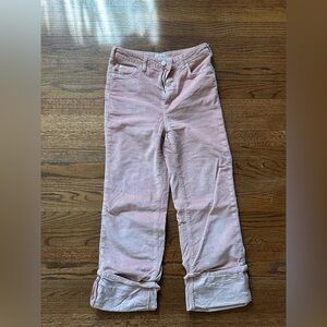 Pilcro Blush Corduroy Trousers